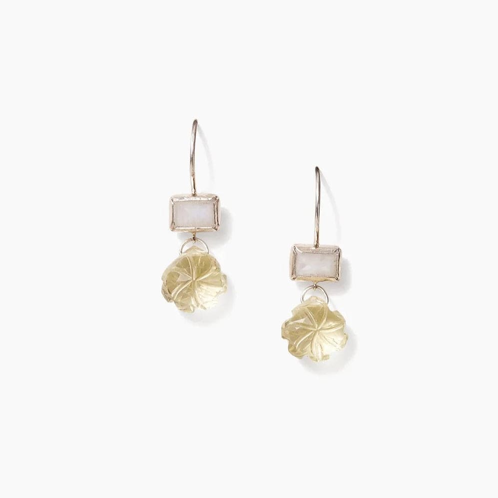 Jubilee Drop Earrings in Moonstone