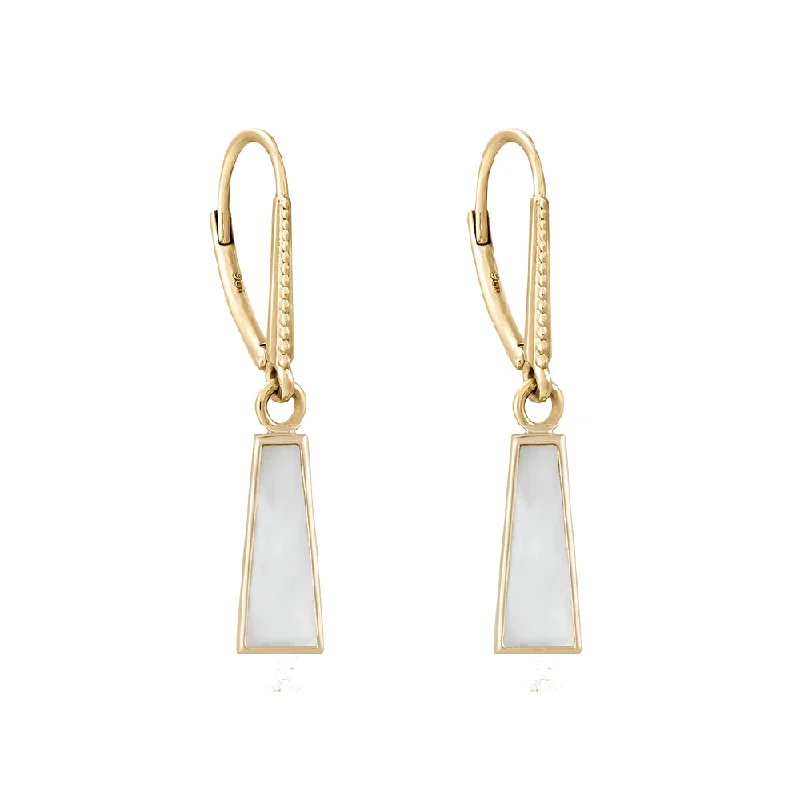 Mother Of Pearl Honey Hook Drop Earrings