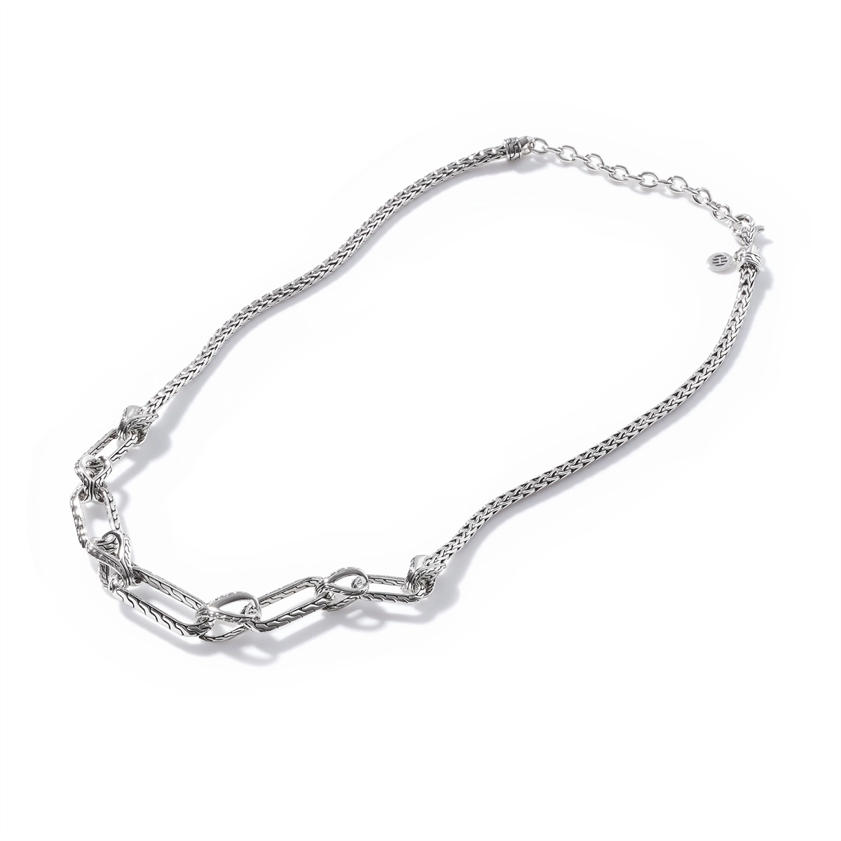 John Hardy Asli Classic Chain Sterling Silver Slim Link Chain Necklace, 16-18 inch