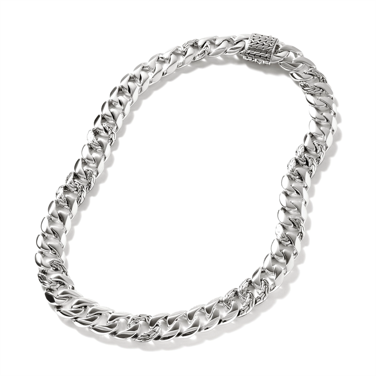 John Hardy Classic Chain Sterling Silver 14mm Curb Chain Necklace, 22 inch