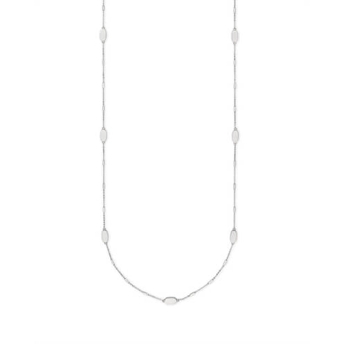 Kendra Scott Franklin Necklace in Bright Silver