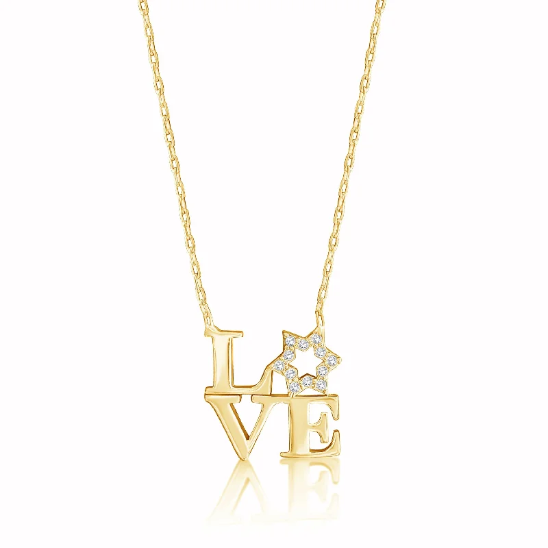 Love Letter Necklace - Gold Plated