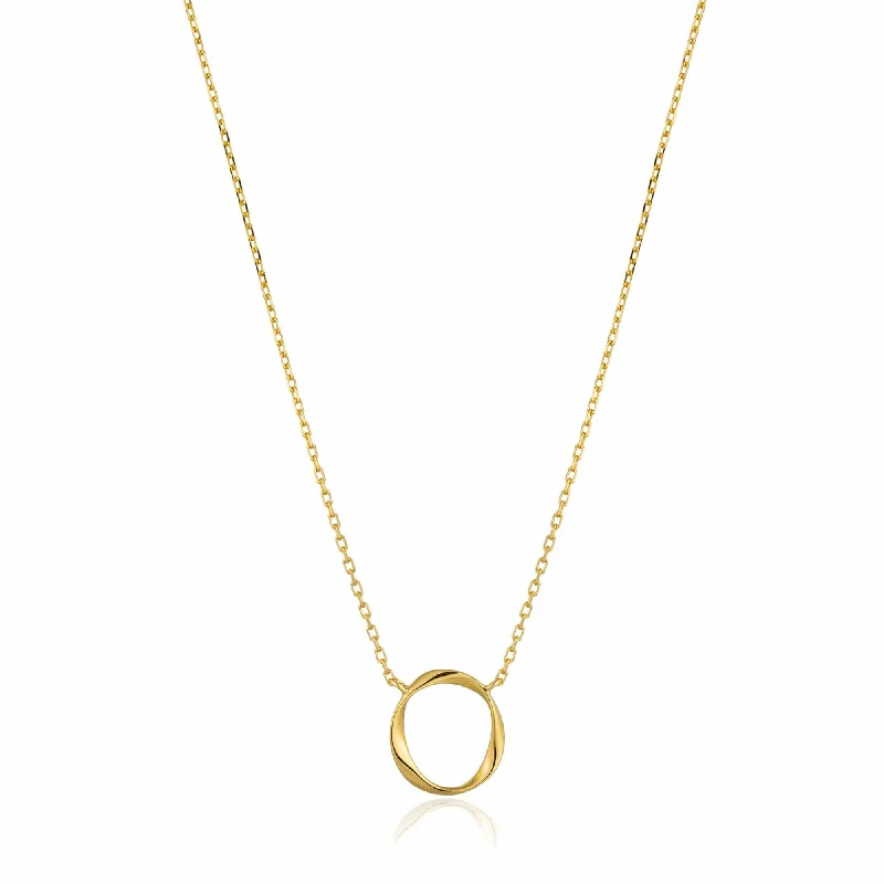 Gold Swirl Necklace