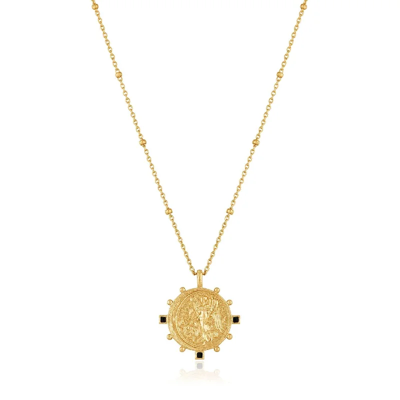 Gold Victory Goddess Necklace