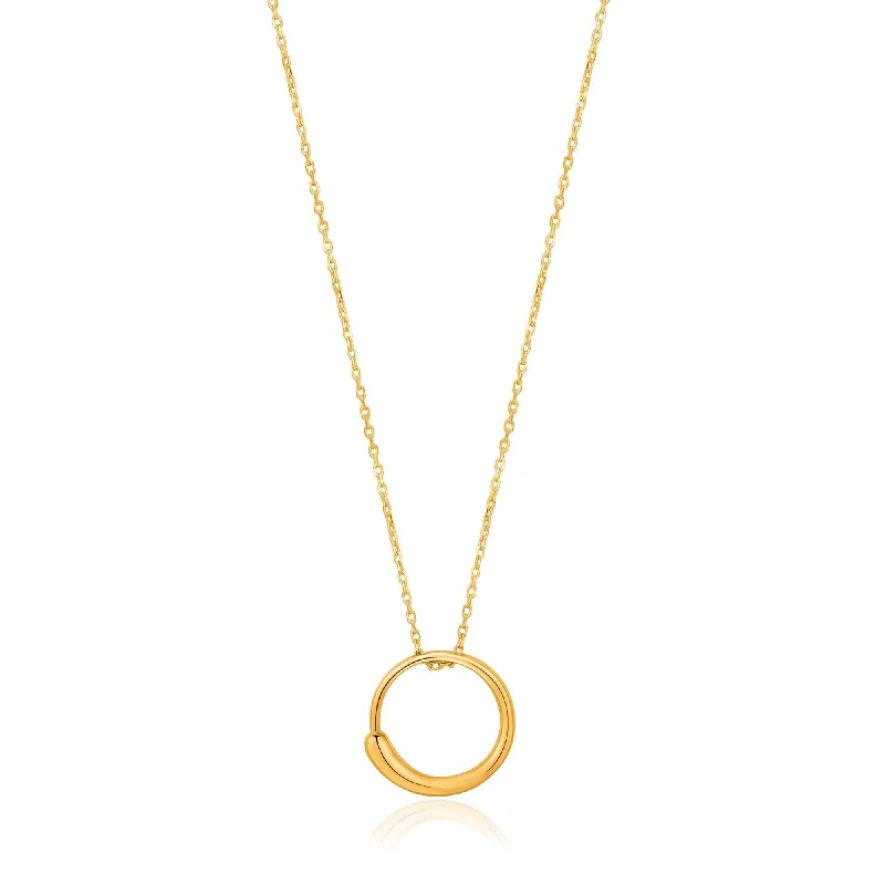 Gold Luxe Circle Necklace