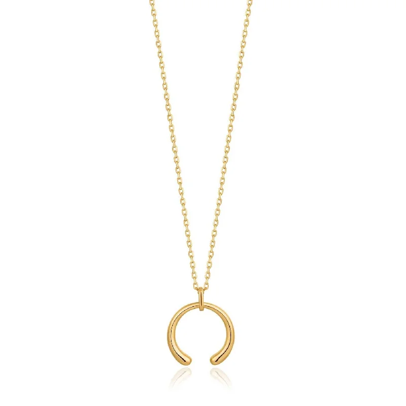 Gold Luxe Curve Necklace