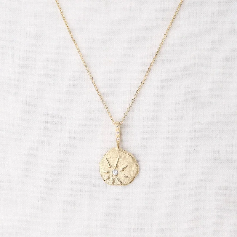 Anchored In Gratitude 14k Gold Necklace