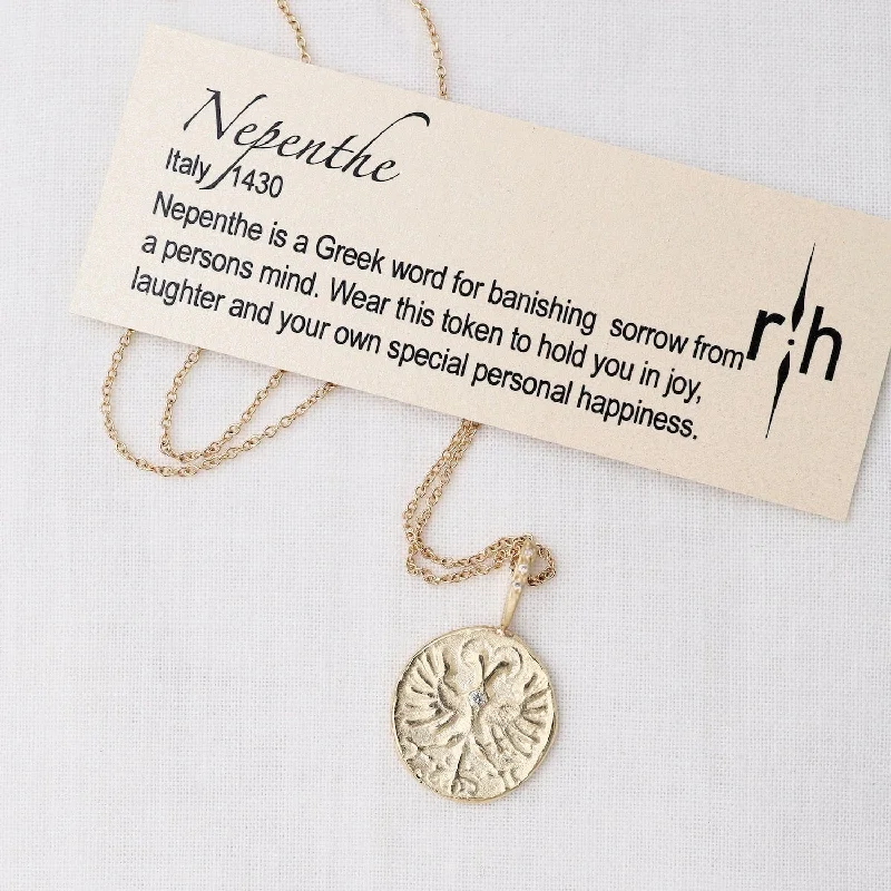 Nepenthe Artifact 14k Gold Necklace