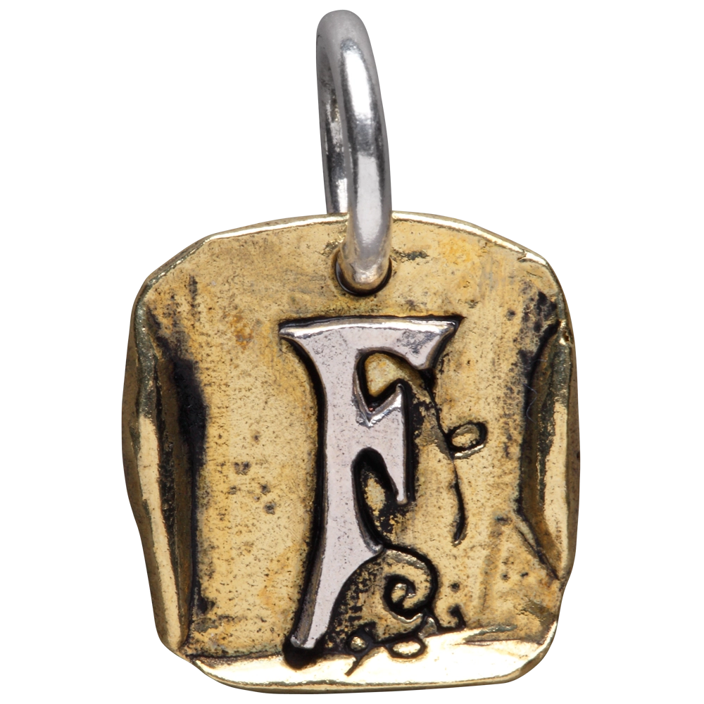 Waxing Poetic Gothic Insignia Charm - F