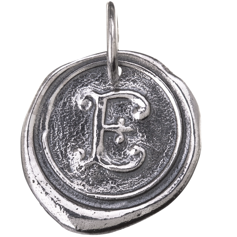 Waxing Poetic Round Insignia Charm - E